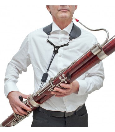 BG France Zen Bassoon Leather Yoke Strap - B70Y - Premium Bassoon Straps & Supports from BG France - Just $75.95! Shop now at Poppa's Music