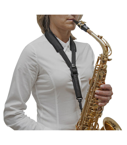 BG France Comfort Strap Alto Sax with Plastic Snap HOOK, Small - S12SH - Poppa's Music 