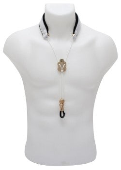 BG France ZEN Soprano/Alto/Tenor Strap - White - S28JMSH - Poppa's Music 