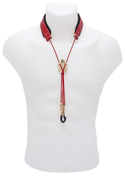 BG France Soprano/Alto/Tenor Strap - S29JMSH - RED - Poppa's Music 