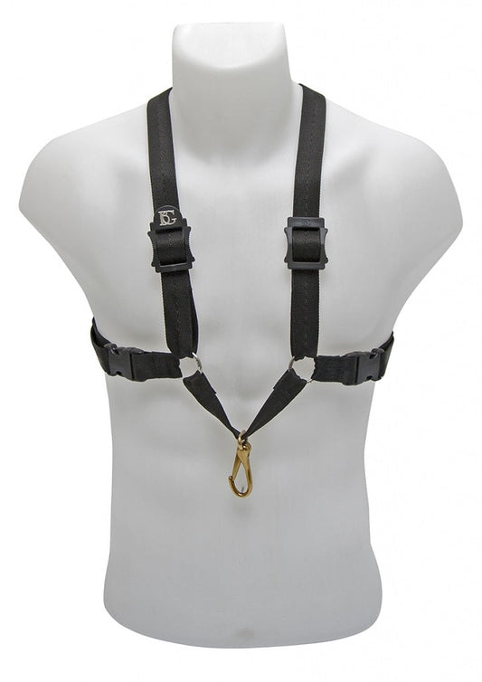 BG France Saxophone Harness Strap Male with Metal Snap Hook - S40MSH - Poppa's Music 
