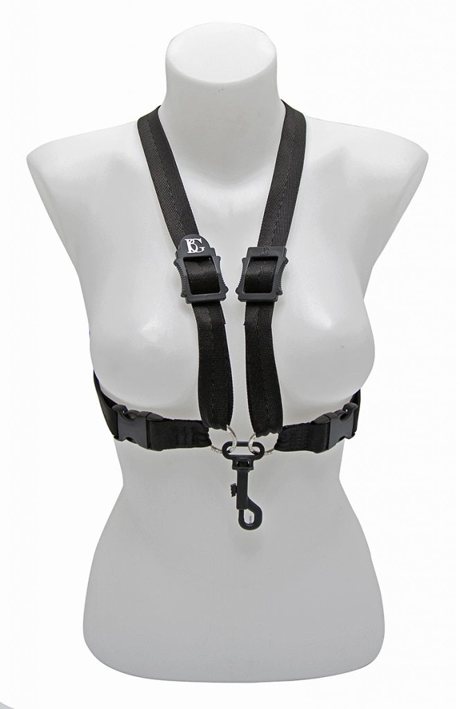 BG France Female Sax Harness Strap - S41SH - Black - Poppa's Music 
