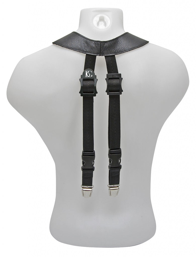 BG France Small Yoke Brace Strap for Alto/Tenor Sax w/ Plastic Snap Hook - S52SH - Poppa's Music 