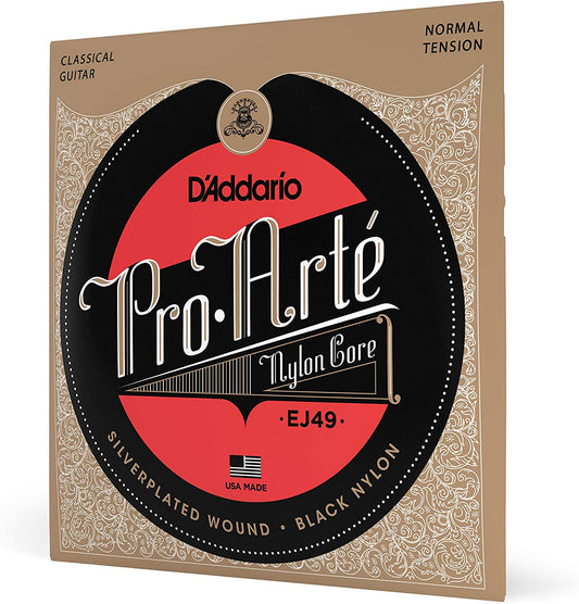 D'addario Pro-Arte Nylon, Normal Tension Classical Guitar Strings EJ49 - Poppa's Music 