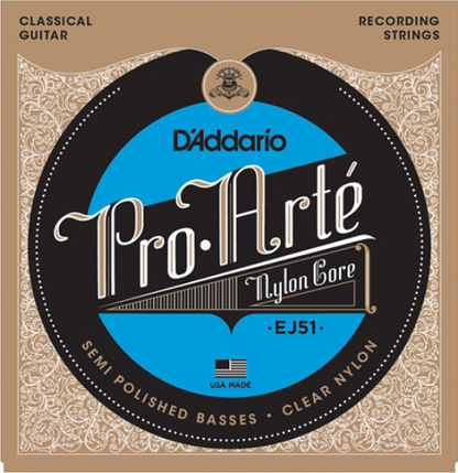 D'addario Pro-Arte with Polished Basses, Hard Tension Classical Guitar Strings - Poppa's Music 