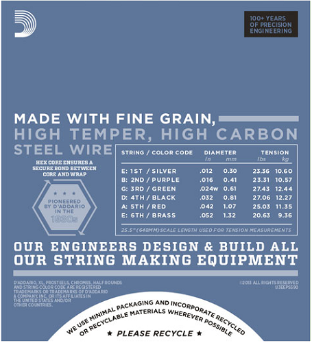 D'addario PROSTEELS, Jazz Light, 12-52 Electric Guitar Strings - Poppa's Music 