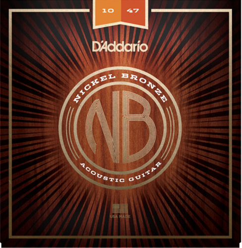 D'addario Nickel Bronze, Extra Light, 10-47 Acoustic Guitar Strings - Poppa's Music
