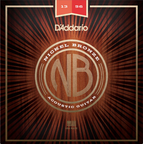 D'addario Nickel Bronze, Medium, 13-56 Acoustic Guitar Strings - Poppa's Music