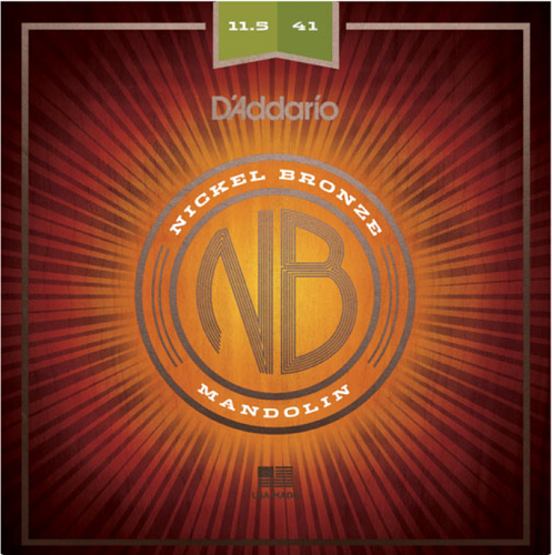 D'addario Nickel Bronze, Medium-Heavy, 11.5-41 Mandolin Strings - Poppa's Music 