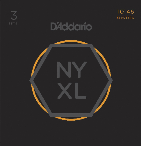 D'addario Nickel Wound, Regular Light, 10-46 Electric Guitar Strings - 3-PACK - Poppa's Music