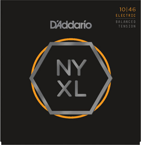 D'addario NYXL, Nickel Wound, Balanced TENSION, 10-46 Electric Guitar Strings - Poppa's Music 