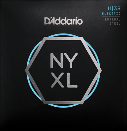 D'addario Nickel Wound, Pedal STEEL, REGULAR-Light, 11-38 Electric Guitar Strings - Poppa's Music 