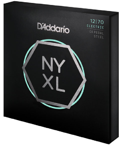 D'addario Nickel Wound, Pedal STEEL, Custom Medium, 12-70 Electric Guitar Strings - Poppa's Music 