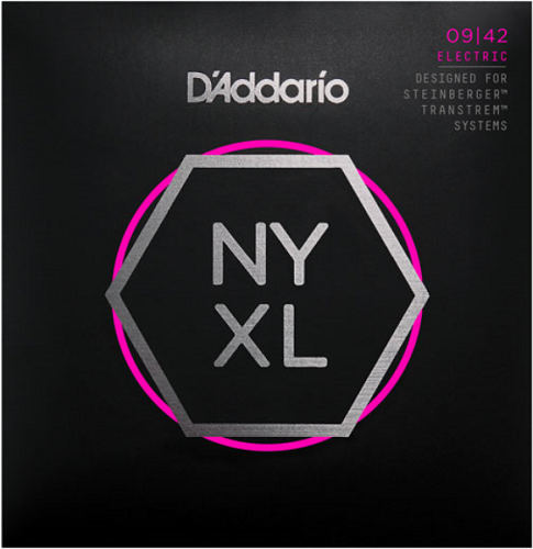 D'addario NYXL Nickel Wound, Super Light, Double Ball END, 09-42 Electric Guitar Strings - Poppa's Music 