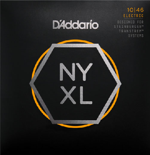 D'addario NYXL Nickel Wound, Regular Light, Double Ball END, 10-46 Electric Guitar Strings - Poppa's Music 