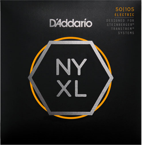 D'addario NYXL, Long Scale, Medium, Double Ball END, 50-105 Bass Guitar Strings - Poppa's Music 