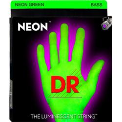 DR Bass Guitar Strings - Neon - Green - Medium - Poppa's Music 