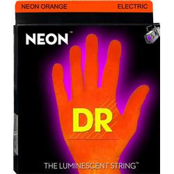 DR Electric Guitar Strings - Neon - Orange Coated - Poppa's Music 