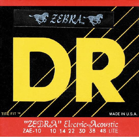 Dr Zebra Acoustic Electric Guitar Strings - Poppa's Music