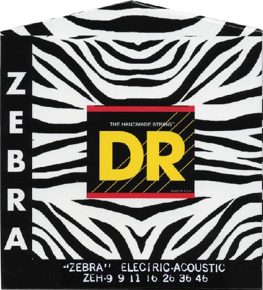 Dr Zebra Acoustic Electric Guitar Strings - Poppa's Music