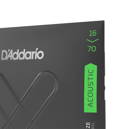 D'Addario XT Phosphor Bronze Acoustic Guitar Strings, Medium, Baritone, 16-70 - XTAPB1670 - Poppa's Music 