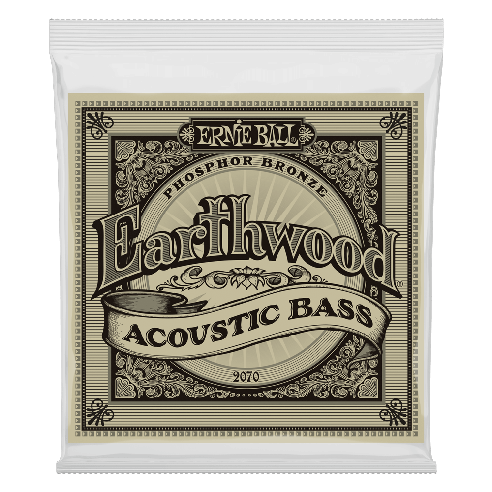 Ernie Ball Earthwood Phosphor Bronze Acoustic Bass Strings - 45-95 Gauge - 2070 - Premium Acoustic Bass Guitar Strings from Ernie Ball - Just $19.99! Shop now at Poppa's Music