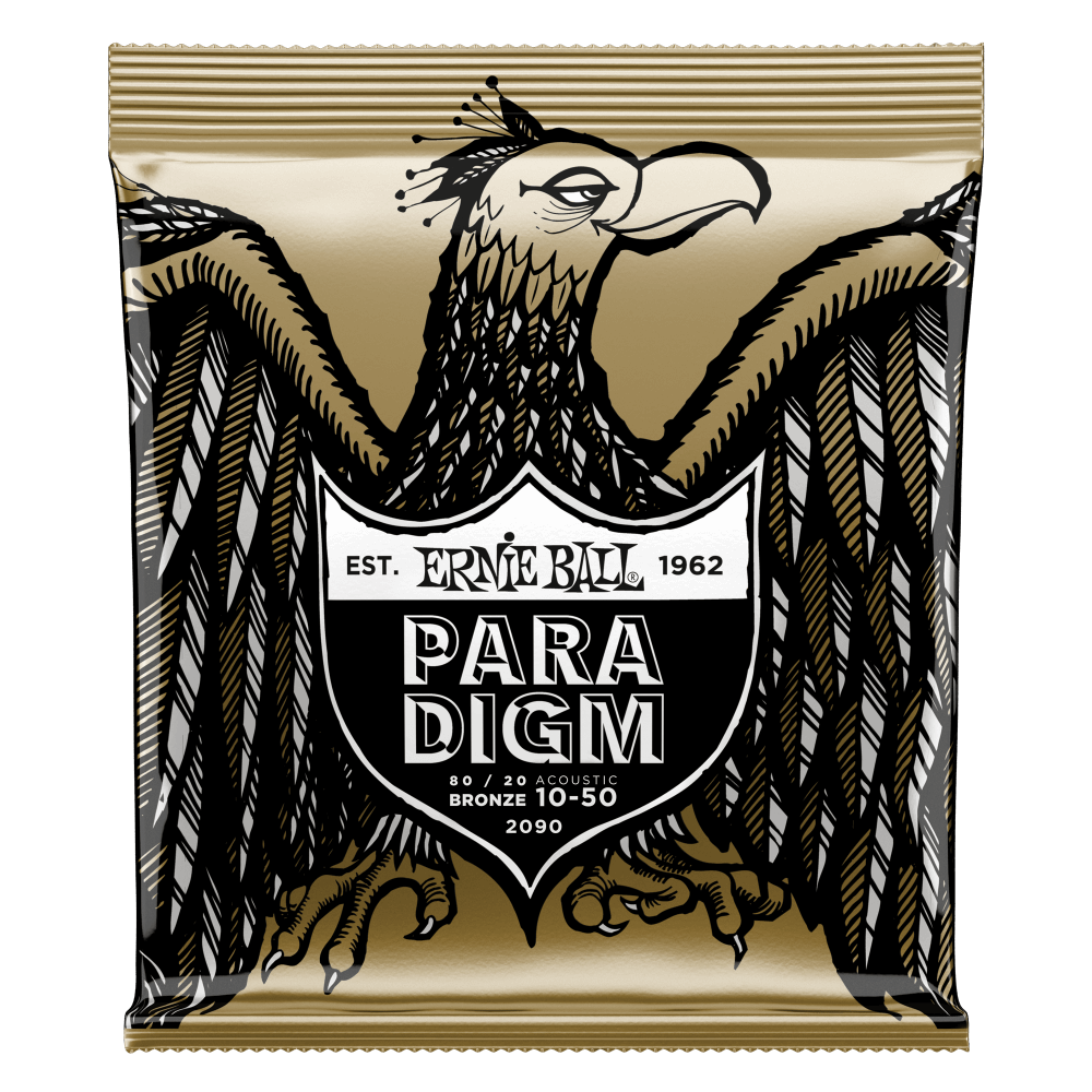 Ernie Ball Paradigm Extra Light 80/20 Bronze Acoustic Guitar Strings - 10-50 Gauge - 2090 - Premium Acoustic Guitar Strings from Ernie Ball - Just $14.99! Shop now at Poppa's Music