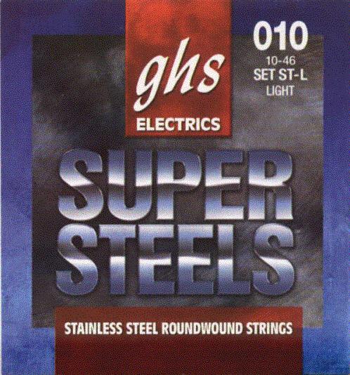 GHS Super Steels Round Wound Electric Guitar Strings - Poppa's Music 