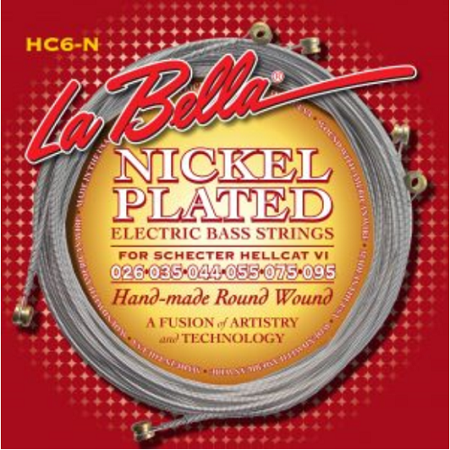 La Bella HC6-N Hellcat VI NPRW Bass Guitar String - Poppa's Music 