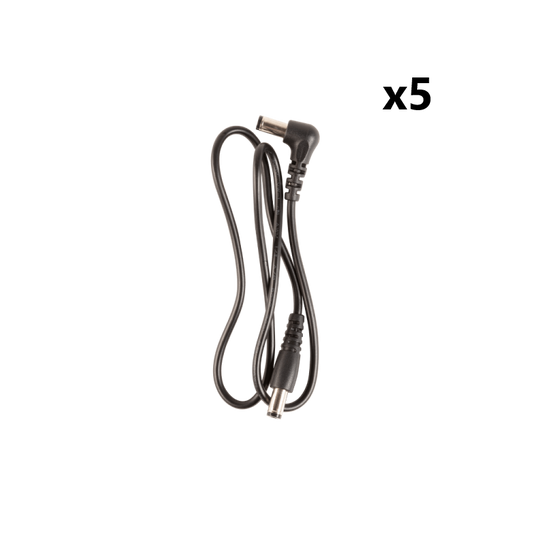Ernie Ball 5 Pack DC Cables - Poppa's Music 