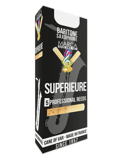 Marca Supérieure Baritone Sax Reeds - 5 Per Box - Poppa's Music 