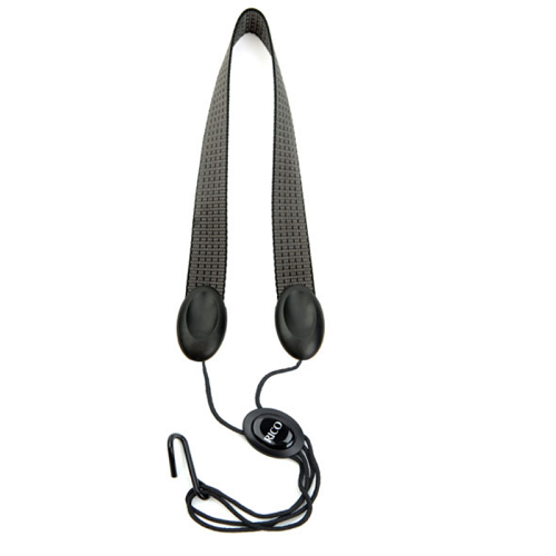 Rico Industrial Fabric Strap with Metal Hook for Soprano/Alto Saxophone - Poppa's Music 