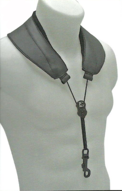 BG France Large Yoke Alto/Tenor Sax Strap - S70SH - Poppa's Music 