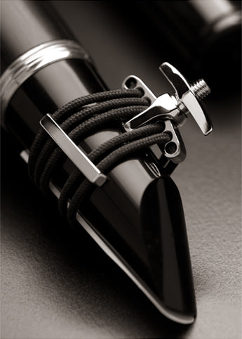 Silverstein Alto Sax Ligature for Hard Rubber Mouthpiece - Classic Silver - Premium Alto Saxophone Ligature from Silverstein - Just $140! Shop now at Poppa's Music