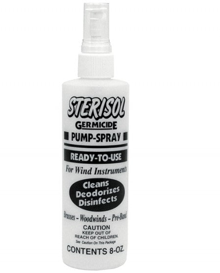 Sterisol Germicide Ready to Use 8 OZ Spray - Poppa's Music 