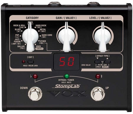 Vox Stomplab 1G Multi-Effects Guitar Pedal - Premium Guitar Pedal from Vox - Just $79.99! Shop now at Poppa's Music