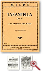 IMC BOOK - MILDE, Ludwig Tarantella, Op. 20 (SHARROW) - 2283 - Poppa's Music 