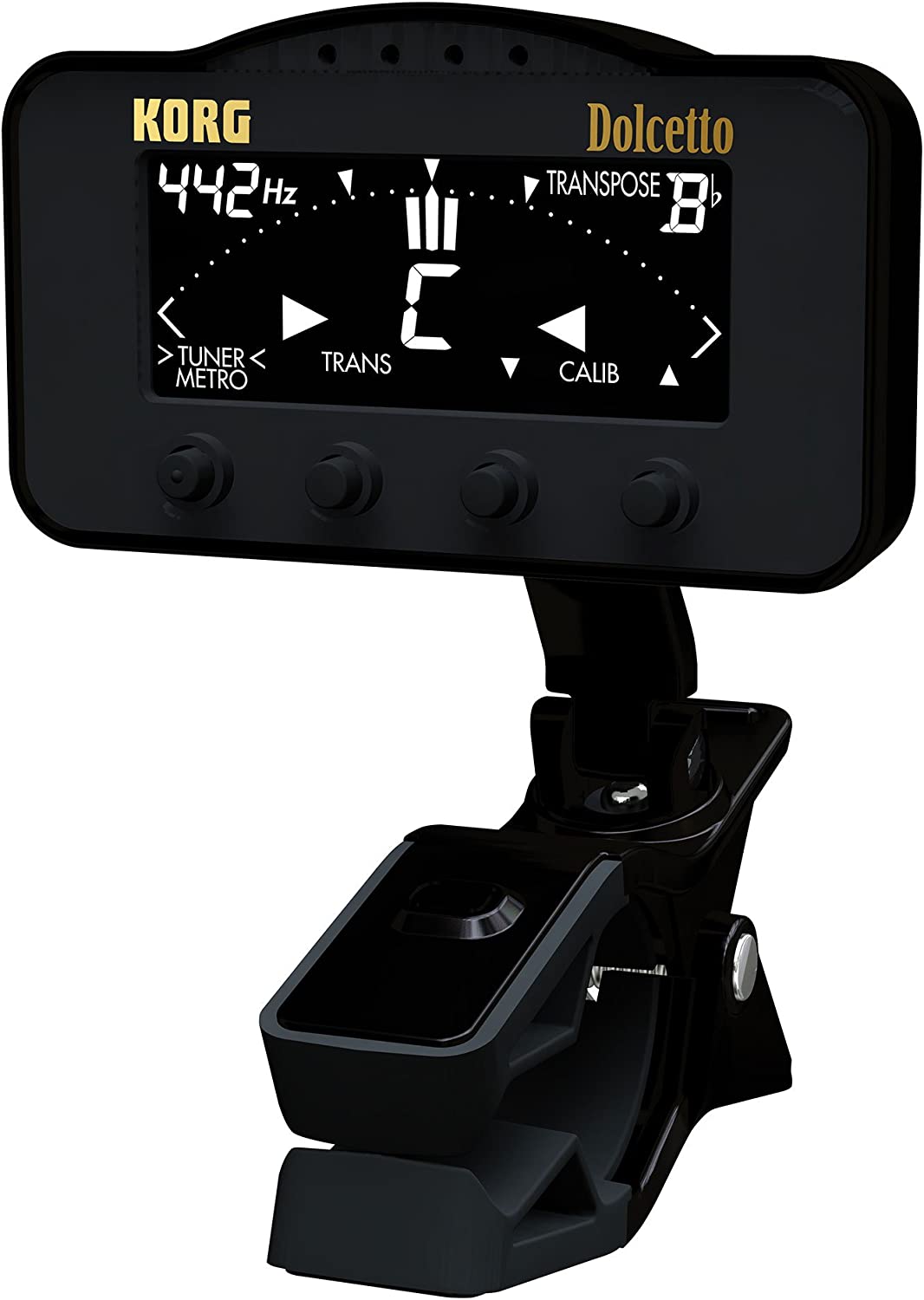 Korg Dolcetto Orchastral Universal Combo Clip-On Tuner/Metronome - AW3M - Poppa's Music 