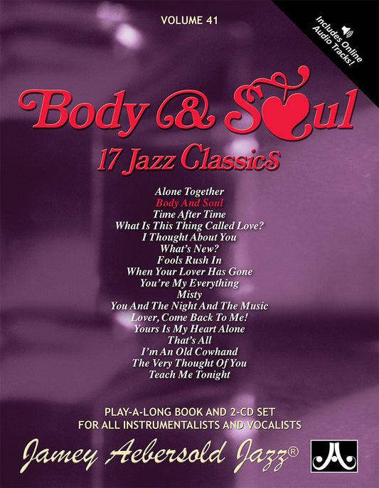 Jamey Aebersold Volume 41: Body And Soul - Poppa's Music 