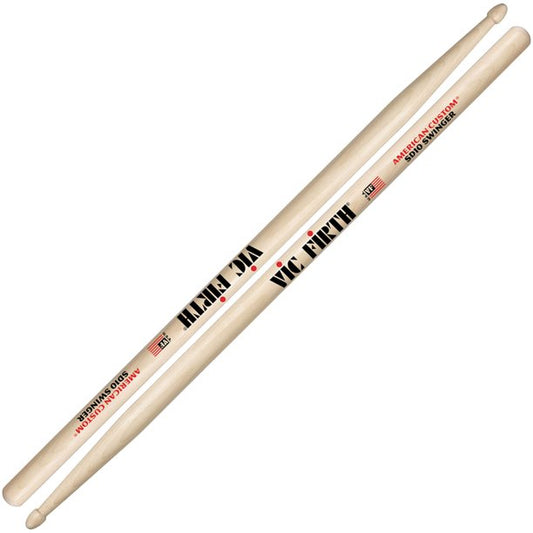 Vic Firth American Custom Maple Swinger Drumstick Wooden Tip- SD10 - Poppa's Music 