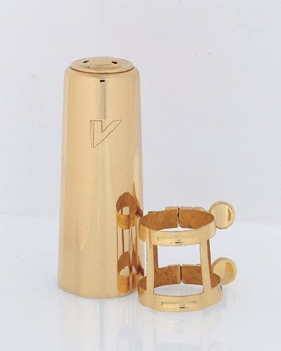 Vandoren Masters Lacquered Bari Sax Ligature & Metal Cap - LC19M - Poppa's Music 