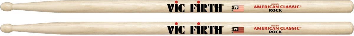 Vic Firth American Classic Hickory Drumstick Wooden Tip -  Rock - Poppa's Music 