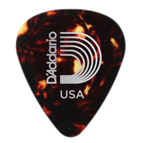 D'addario Planet Waves Shell-Color Celluloid Guitar Picks - 100 Picks - Poppa's Music 