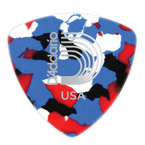 D'addario Planet Waves Wide Multi-Color Celluloid Guitar Picks - 10 Picks - Poppa's Music 