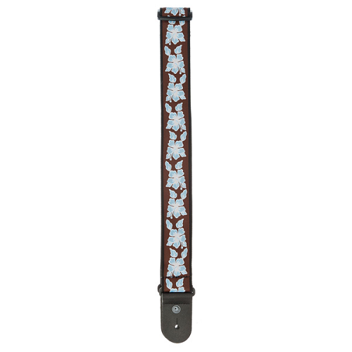 D'addario Planet Waves Aloha Flower Woven Guitar Strap - Poppa's Music 