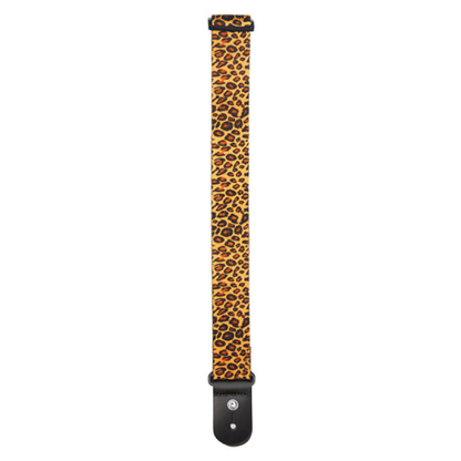 D'addario Planet Waves Leopard Woven Guitar Strap - Poppa's Music 