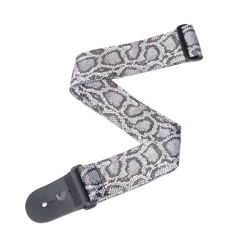 D'addario Planet Waves Sublimation Printed Snakeskin Woven Guitar Strap - Poppa's Music 