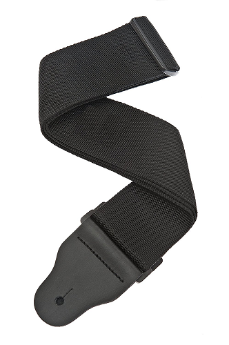 D'addario Planet Waves 3-INCH Wide Woven Black Bass Guitar Strap - Poppa's Music 