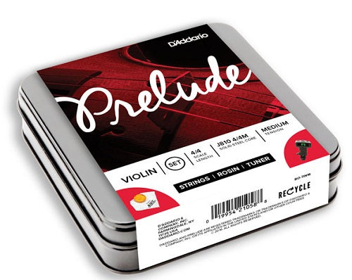 D'addario Prelude Violin Strings and Accessories Bundle - Poppa's Music 