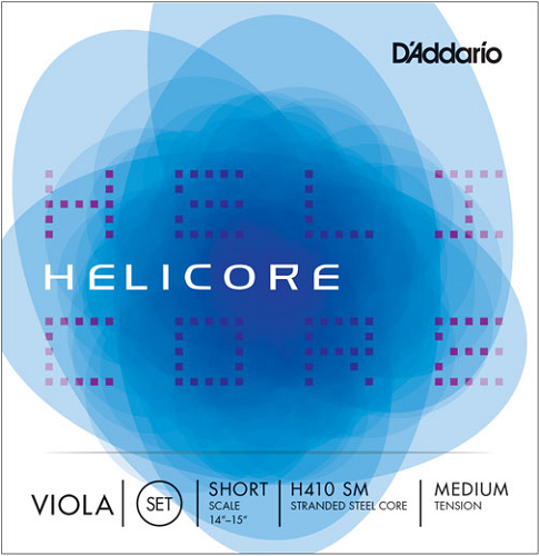 D'addario Helicore Viola String SET, Short Scale, Medium Tension - Premium Viola Strings from D'addario - Just $74.99! Shop now at Poppa's Music